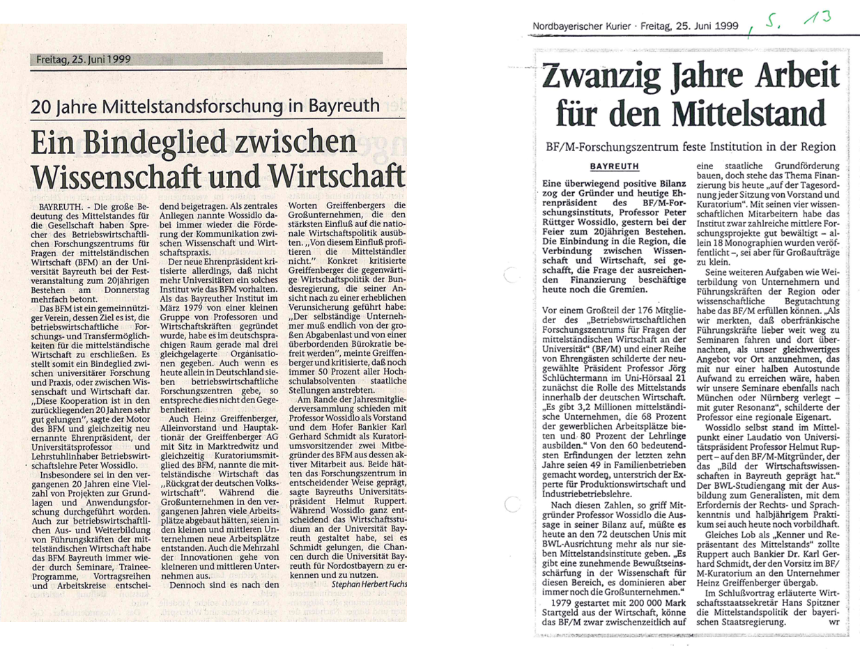 Artikel 20 Jahre BF/M