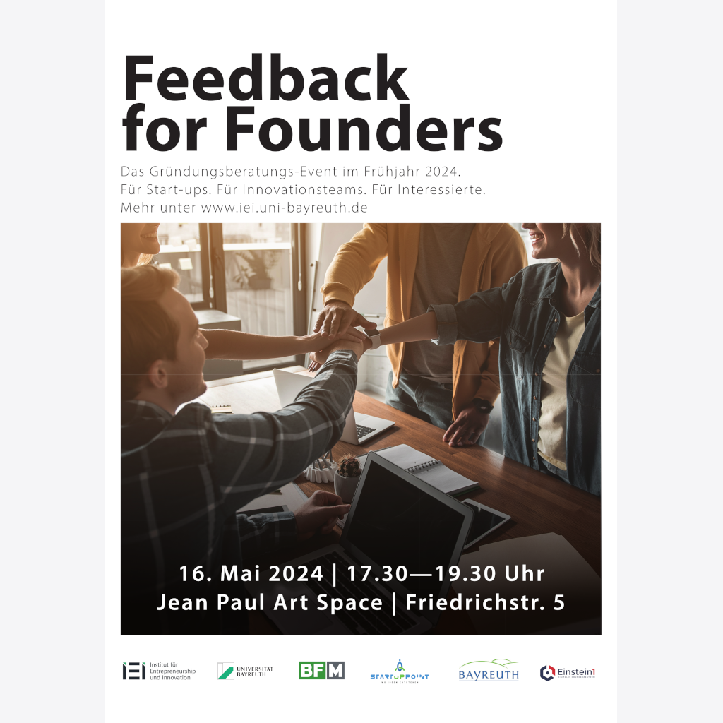 Save the date: Feedback for Founders