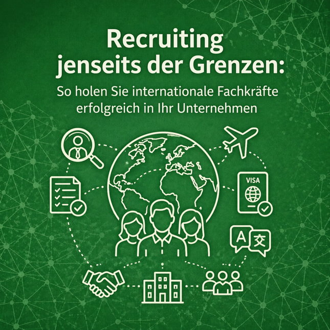 Recruiting jenseits der Grenzen: So holen Sie internationale Fachkräfte erfolgreich in Ihr Unternehmen