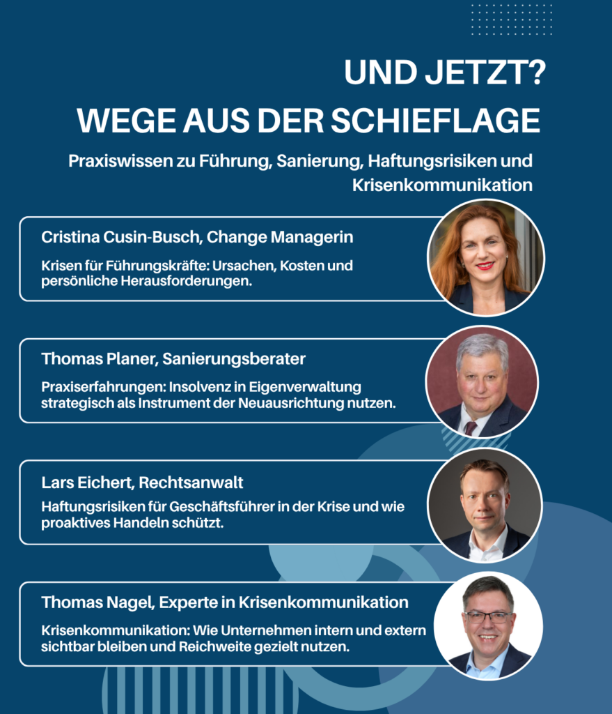 Referentenübersicht für die Veranstaltung am 07.07. 2026